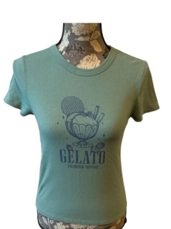 American Eagle Outfitters Tops - American Eagle Women’s Medium Green T-shirt Gelato